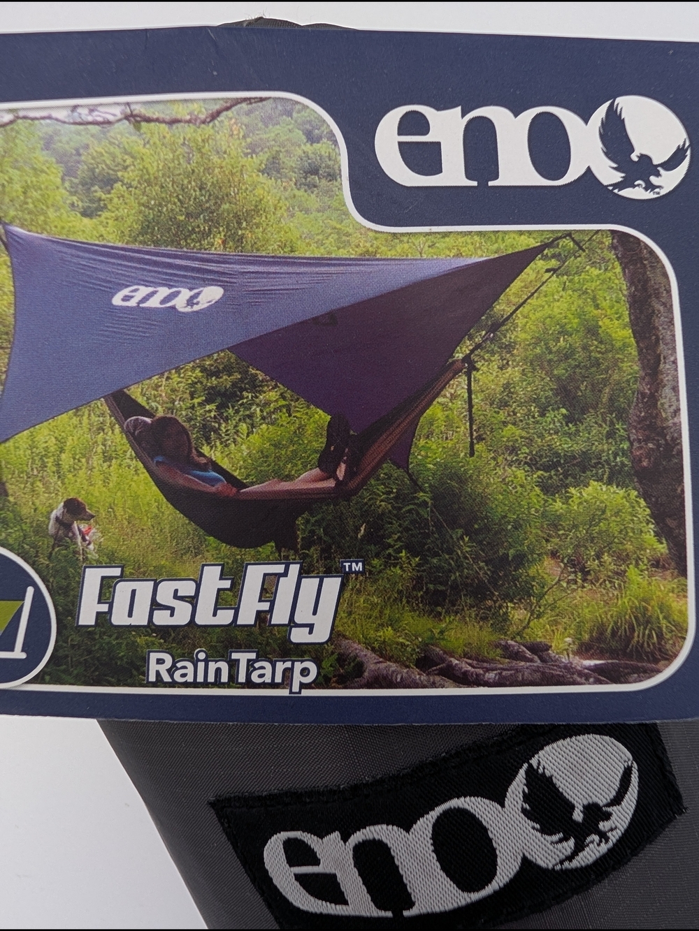 ENO FastFly Rain Tarp, Charcoal Gray